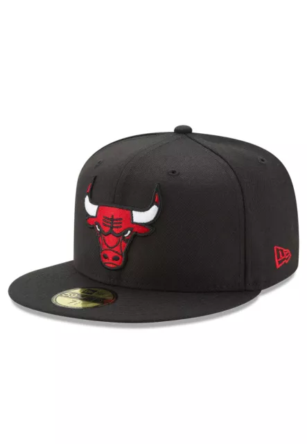 New Era 59Fifty Cap CHICAGO BULLS Black Schwarz