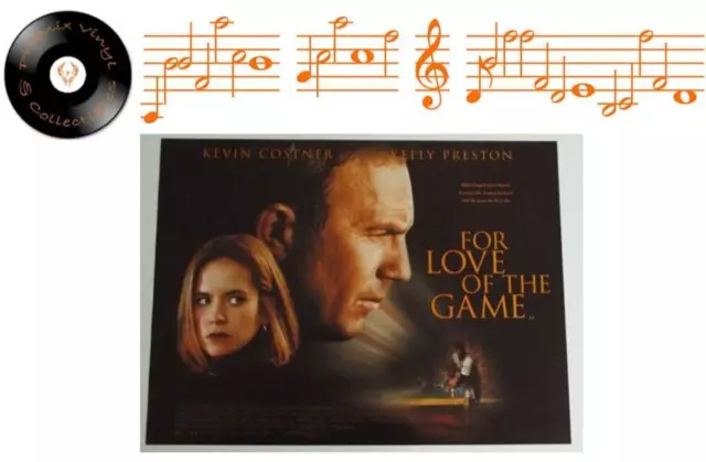 For Love Of The Game 1999 Original UK Mini Quad Cinema Poster