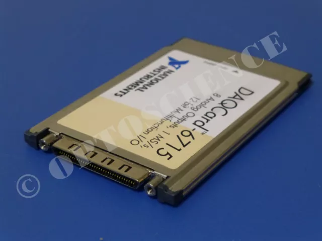 Carte DAQ National Instruments NI DAQCard-6715 PCMCIA DAQ, sortie analogique 3