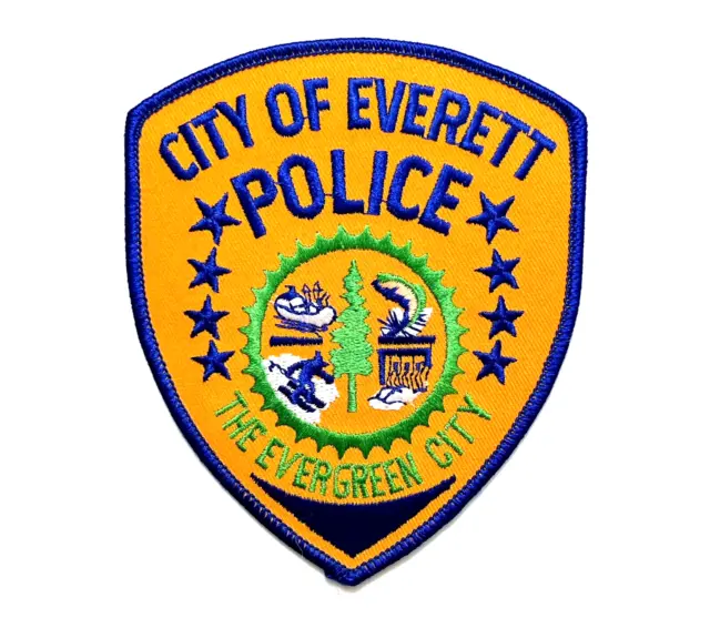 City of Everett Police Uniform Patch WASHINGTON UNITED STATES Obsolete NEW