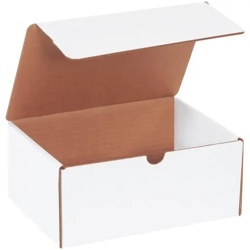 Myboxsupply 9 x 6 2.5/5.1x10.2cm Bianco Letteratura Buste, 50 Per Fascio