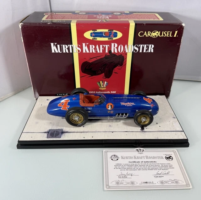Carousel 1 1/18 Scale Diecast #4505 - 1955 Indianapolis 500 #16 K.Kraft