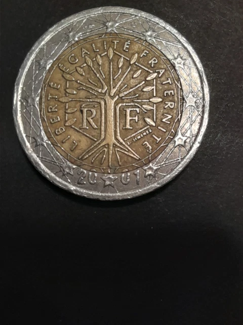 2 Euro Münze Liberte Egalite Fraternite 2001 Fehlprägung Erkennen 2 EURO MÜNZE 2001 seltene Fehlprägungen Liberte Egalite Fraternite EUR