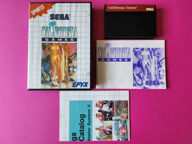 Sega Master System California Games - PAL - Grade A - Starboard Games
