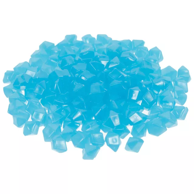 400Pcs Rocks Glow in The Dark Aquarium Fish Tank Stones Glowing Gravel Decor