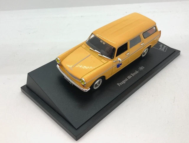 Jouet Ancien Peugeot 404 Norev 1/43 – Jaune – Échelle 1:43