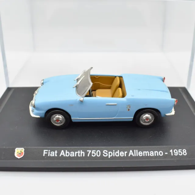 Miniature voiture Fiat Abarth 750 Spider auto 1:43 diecast Modélisme Véhicules
