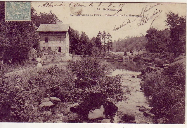 CPA 61 BIEVILLE SUR ORNE – Le Bureau De Tabacs – Carte Postale Ancienne 1910