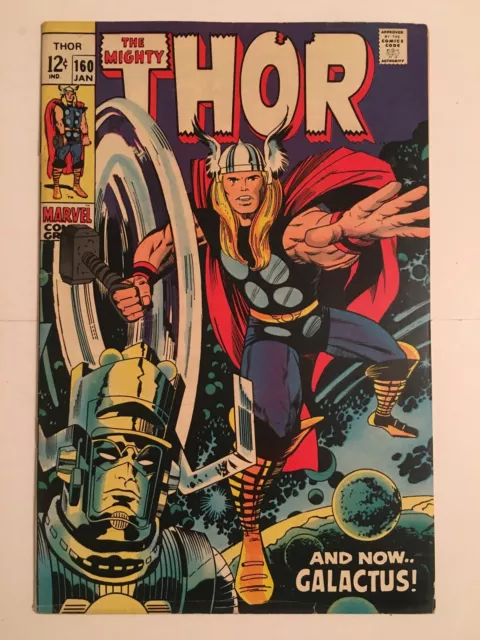 The Mighty Thor #160 FN/VFN (7.0) ( Vol 1 1969) Galactus