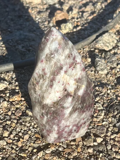 Beautiful Rubellite Pink Tourmaline All Natural Polished Crystal Flame- 45B 2