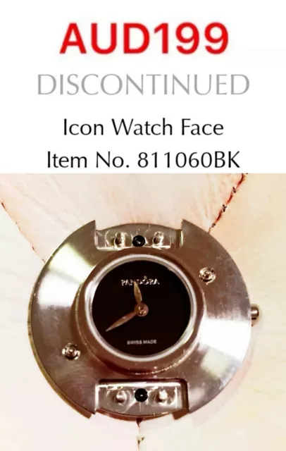 PANDORA UHR WATCH Head ICON Face 811060BK 125.00 PicClick UK