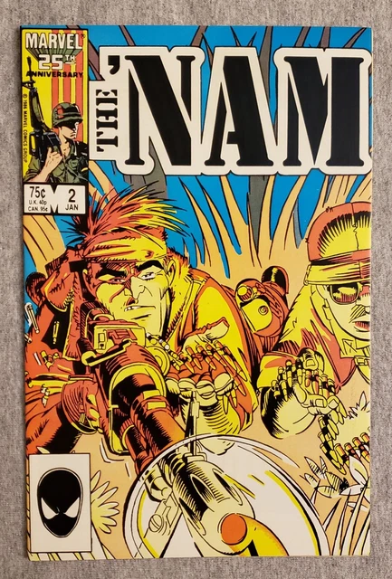 The Nam #2 Signed by Doug Murray! 1986 Marvel Comics