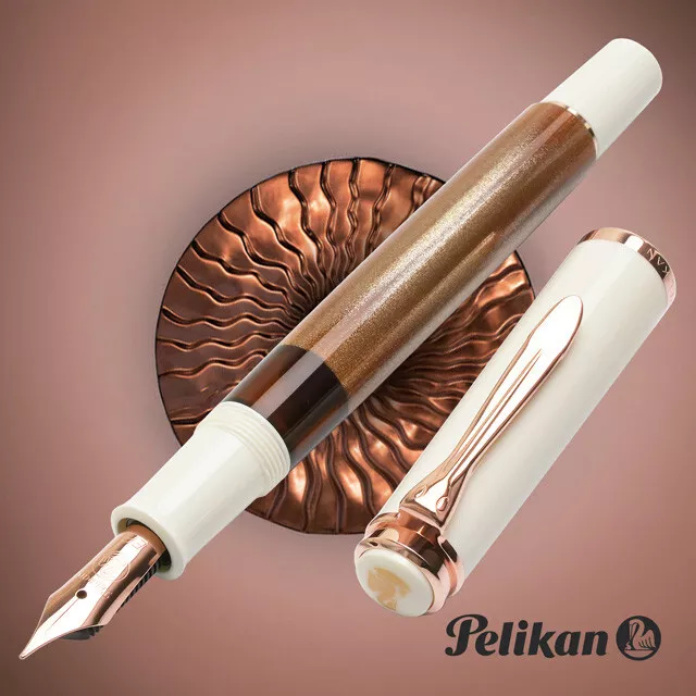 Pelikan Classic M200 Fountain Pen  Copper Rose Gold  NEW EF/F/M/B F/S