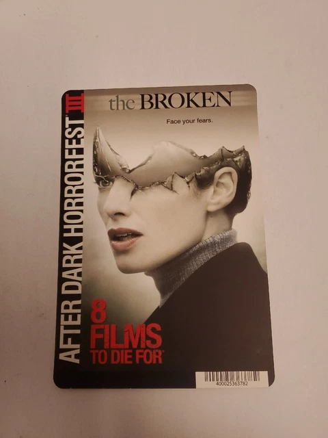 After Dark Horrorest 3 BLOCKBUSTER SHELF DISPLAY DVD BACKER CARD ONLY 5.5" X 8"
