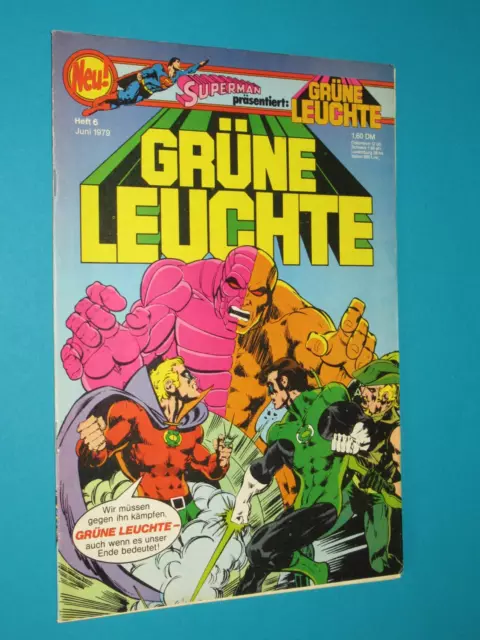 Comic-Heft: Superman präsentiert: Grüne Leuchte, Ehapa Verlag 1979, Nr. 6