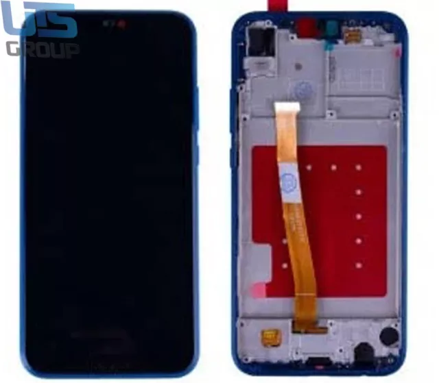 Pour Huawei P20 Lite ANE-LX1 LCD Écran Tactile Bleu Frame