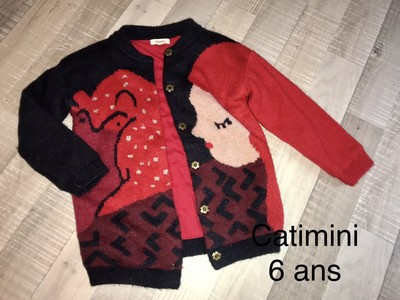 rouge gr.8a catimini veste d'hiver amoché Wi 15/16 