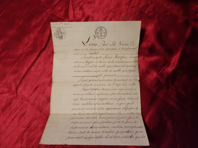 French Deed 1823
