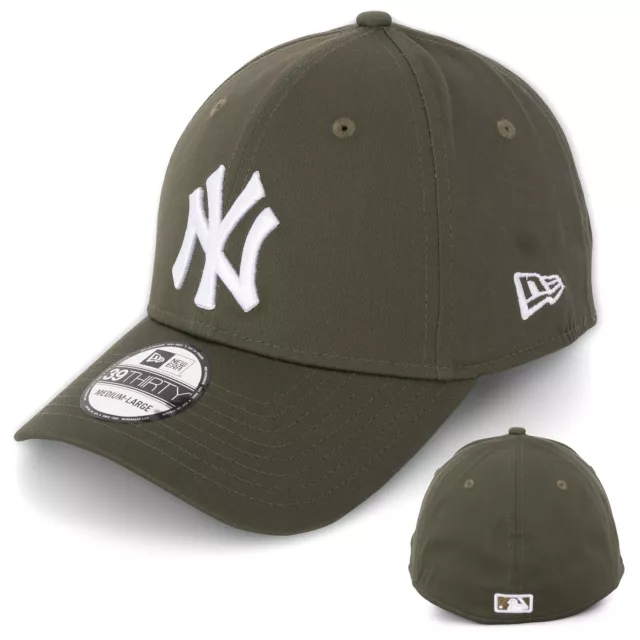 New Era New York Yankees Outline 39Thirty Fitted Cap olive 95248
