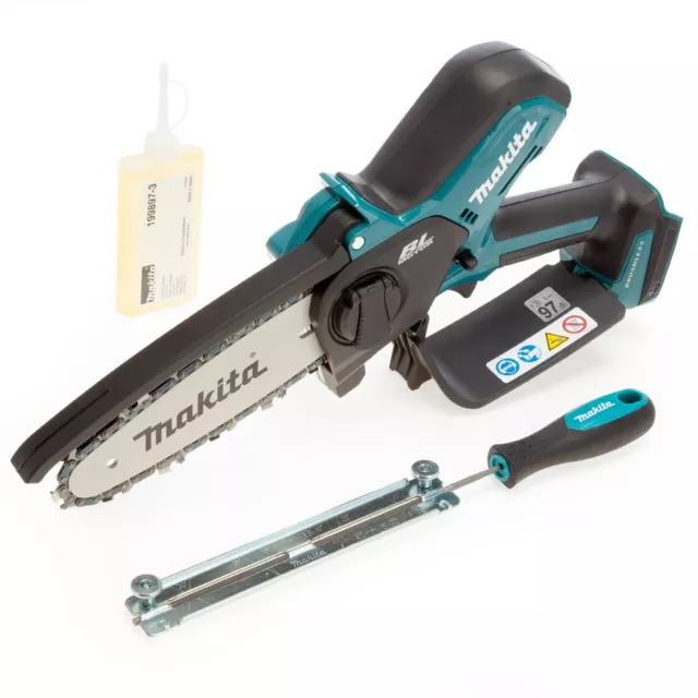 Makita 18V LXT sin Escobillas Poda Sierra 150mm Cadena Agarre Suave Cuerpo Solo