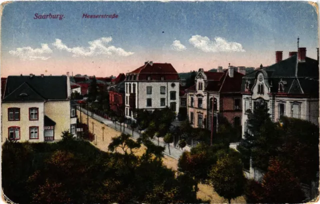 CPA AK SARREBOURG - SAARBURG i.L. - Hesserstrasse (387620)