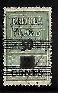 ZA0181a - Italian Colonies ERITREA - STAMPS - FISCAL STAMPS Revenue - USED