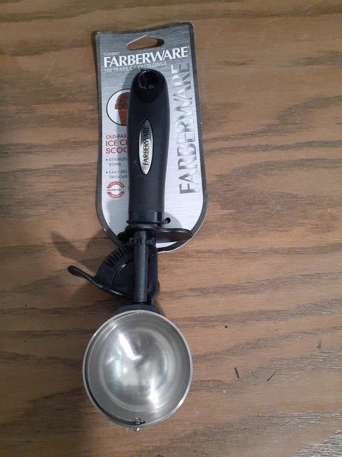Cuchara de helado de agarre suave nuevo en paquete