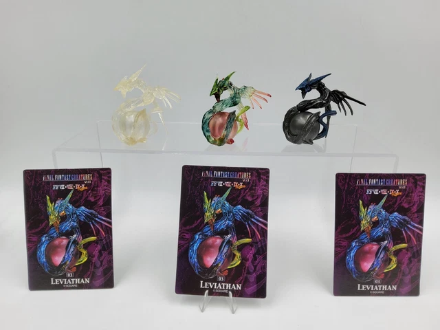 3 Figurines Final Fantasy Creatures Vol.1 – Diabolos Full Color, Metallic, Clear – Square Enix
