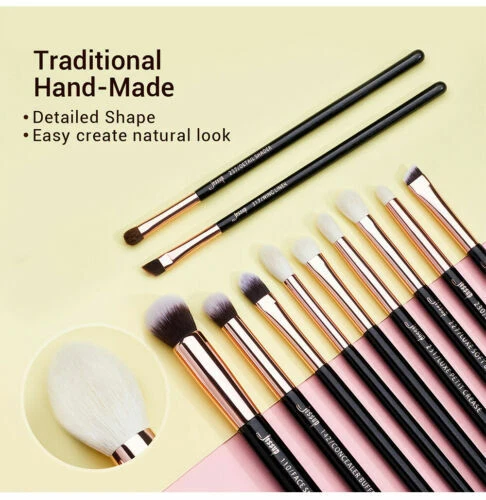 Jessup Pennelli Make Up Set 25Pcs Pennelli Trucco Set di pennelli da trucco con 5