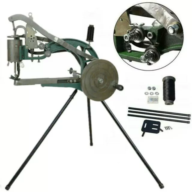 Hand Sewing Machine Cobbler Shoe Repair Machine Leather Craft Sewing 10 Needles