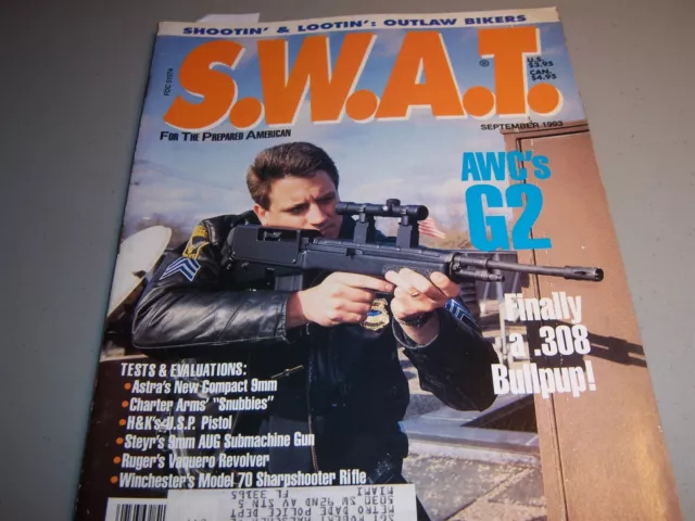 SWAT Survival Weapons and Tactics Magazine September 1993