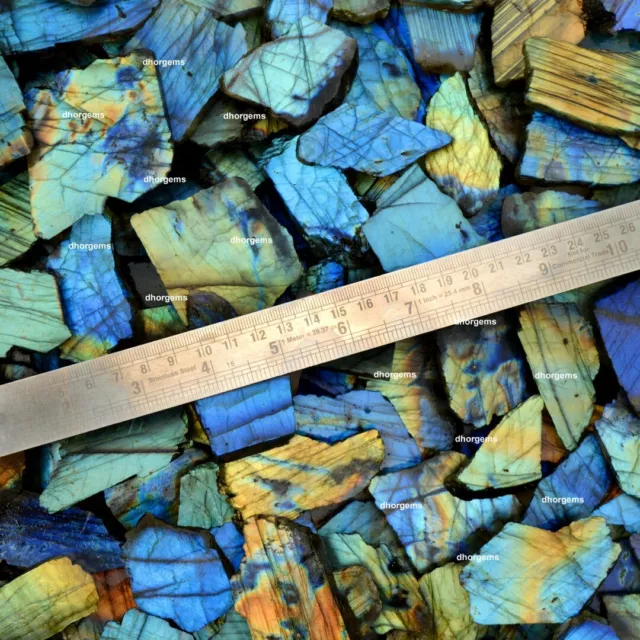 2500cts labradorite multi fire slab natural gemstone slices raw specimen crystal