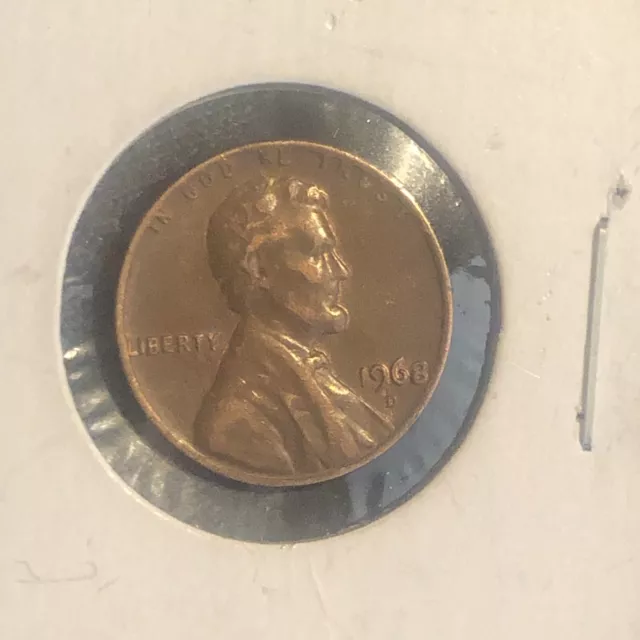 1968 D Lincoln Penny with Error on Top Rim, and "L" in Liberty on Edge, & More