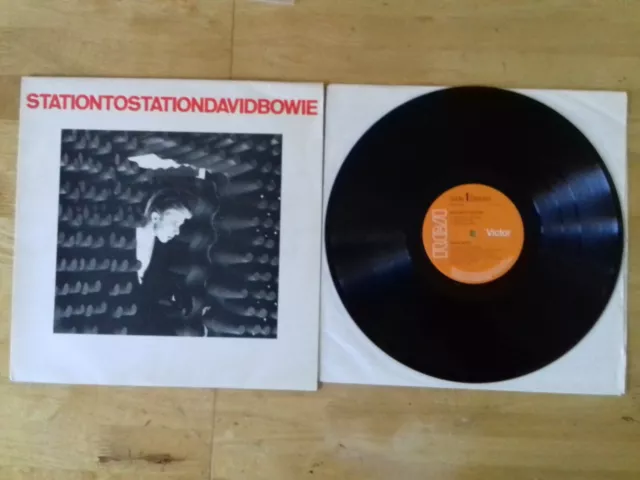 DAVID BOWIE Station To Station LP UK 1st Pr 1975 RCA  APL 1 1327 A-2E/B-1E NM/EX