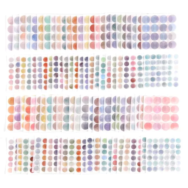 100 Sheet Washi Dots Stickers Scrapbook Stickers  Decorative Adhesive7630