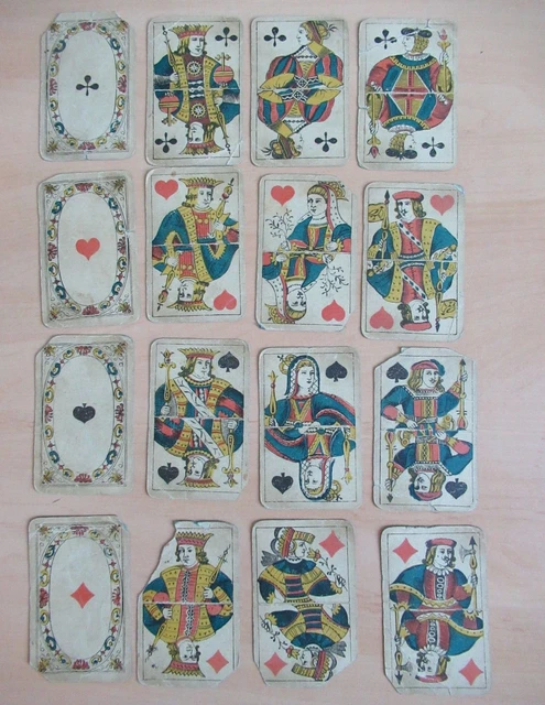 Cartes De Jeu Grimaud Poker Bridge Original Vintage Playing Cards