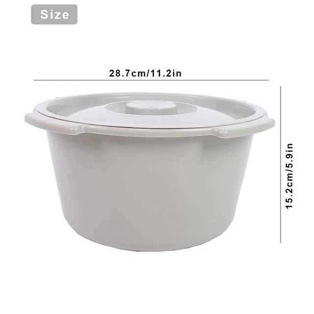 Commode Pail Portable Thickening Commode Pail Toilet Chair Bucket For The El GF0