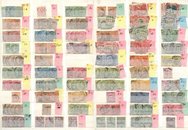 Jamaica Stamp Collection Mainly QV Used Inc 6d & 2s *Total Cat Value £1200.00++*