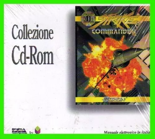 STRIKE COMMANDER pc cd rom man.ITA NEW simulatore di volo f16 origin SEALED
