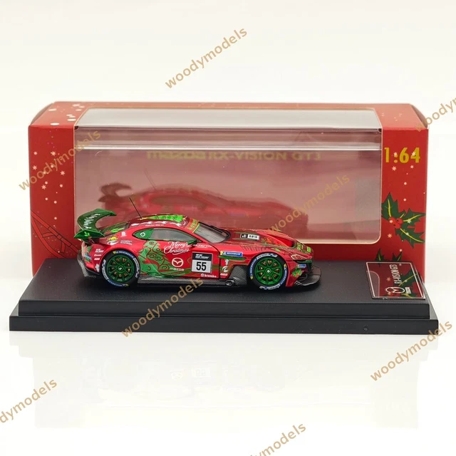 Glory Model 1/64 マツダ RX-vision GT3 クリスマス Glory Model 1:64 RX vision Christma Diecast Model Car