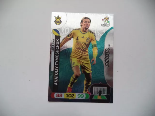 Panini Adrenalyn XL Euro 2012 Anatoliy Tymoshchuk Master UEFA Poland Ukraine