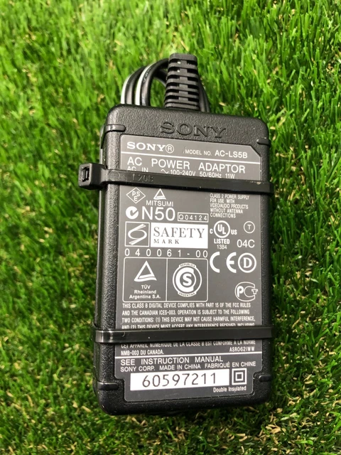GENUINE SONY AC-LS5B AC Mains Power Adaptor Charger for Sony Cybershot ...