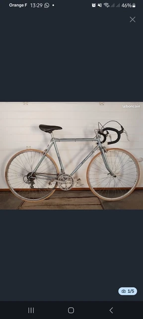 Velo De Course Gitane T60 Racing Team 10 Vitesses + 2 Garde Bout+ Porte