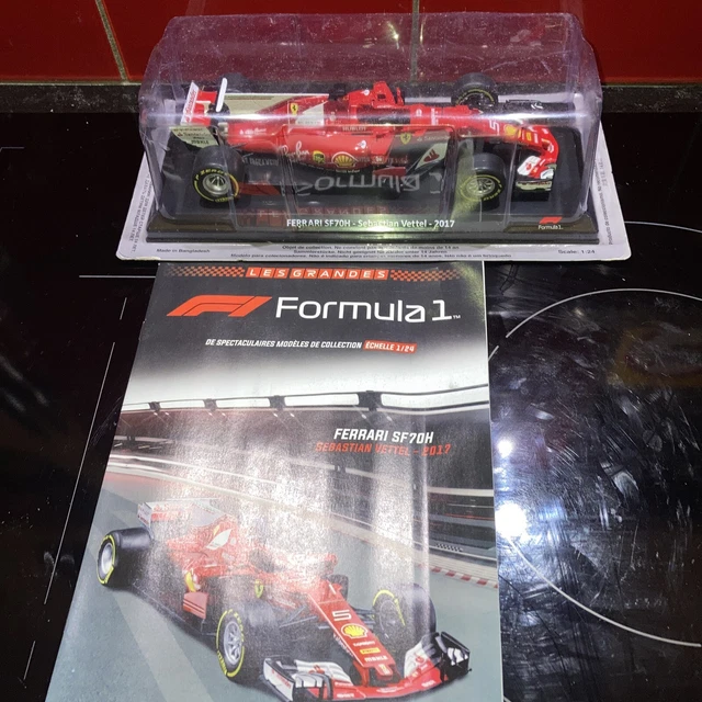 Altaya LES GRANDES FORMULA 1 1/24  N° 10 FERRARI SF70H - SEBASTIAN VETTEL - 2017