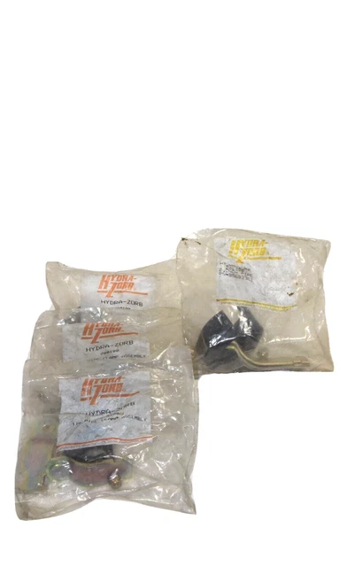 Mixed Lot Of 4. Hydra-Zorb (3) 200100 1" Pipe Clamp & (1) 200200 2" Pipe Clamp