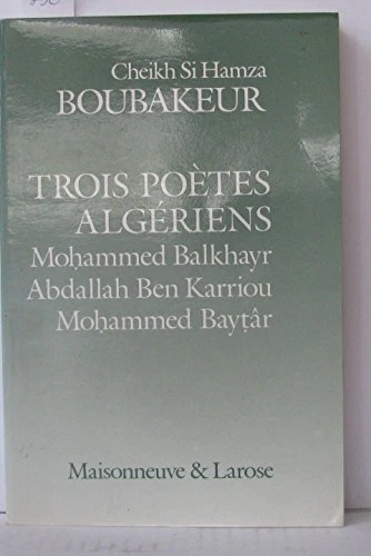 Contributiion A L'etude De La Vie Religieuse Et De La Litterature Algerienne Mod