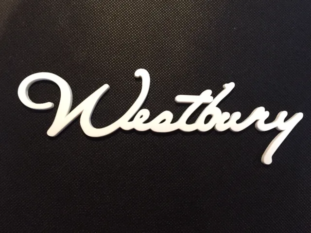Amplifier Badge Emblem Guitar Amp Cab Logo Motif Sign Mascot For Westbury Small