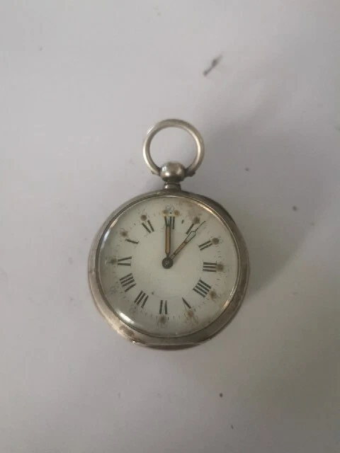 ANCIENNE MONTRE A gousset EN ARGENT XIXe chronometre ne fonctionne pas