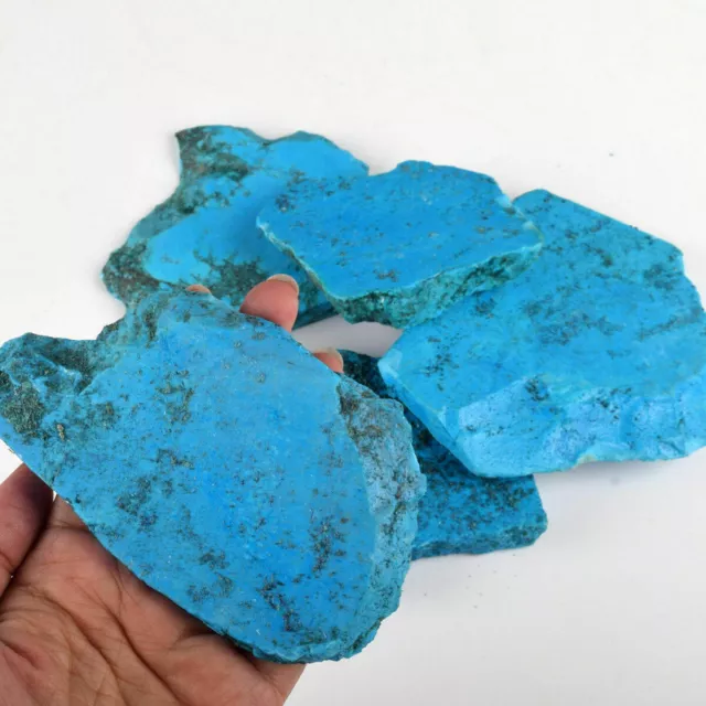 Natural Blue Turquoise slab Superb Rough 800 Ct Stabilized Loose Gemstone Lot