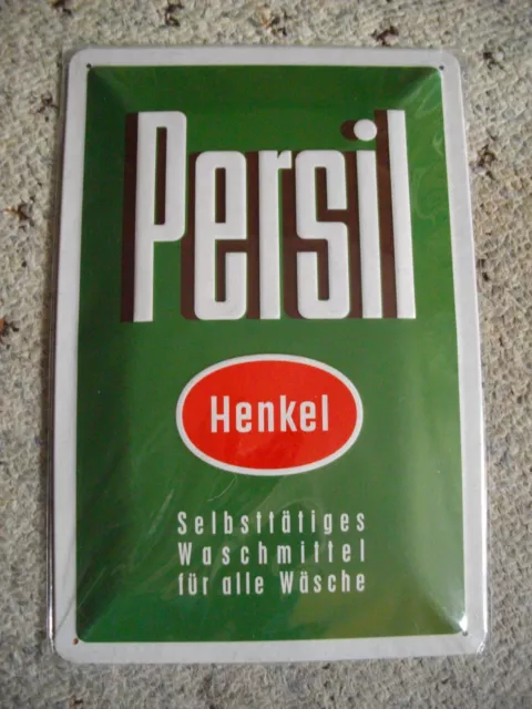 Blechschild Persil Henkel ca. 20x 30 cm gross Nostalgie geprägt